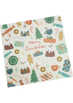 festive food christmas card