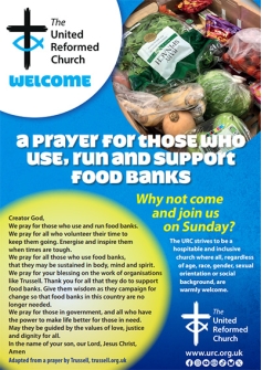 food bank prayer poster