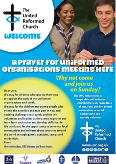 uniformed organisations prayer poster